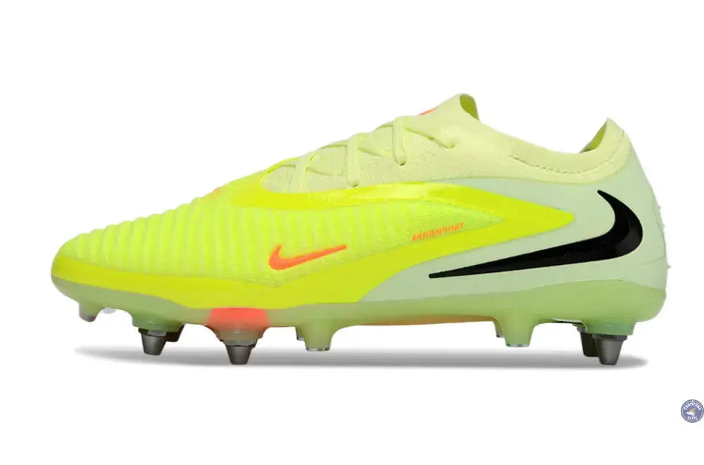 Image of Nike Phantom 6 Elite Low Cut SG Max Voltage - Vert/Noir/Orange