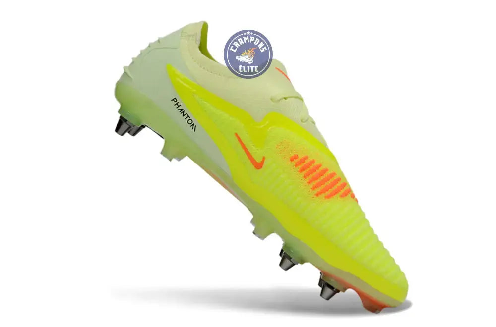 Image of Nike Phantom 6 Elite Low Cut SG Max Voltage - Vert/Noir/Orange