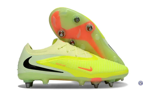 Nike Phantom 6 Elite Low Cut SG Max Voltage - Vert/Noir/Orange