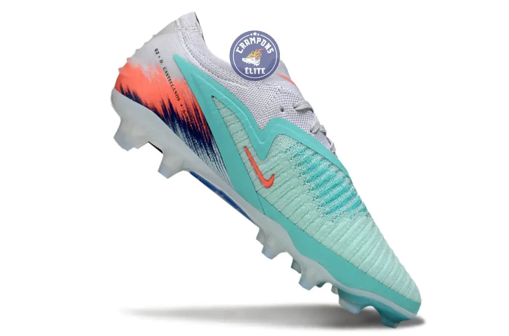 Image of PHANTOM 6 ELITE LOW CUT UNITED PACK 002 -BLANC/TURQUOISE/VIOLET