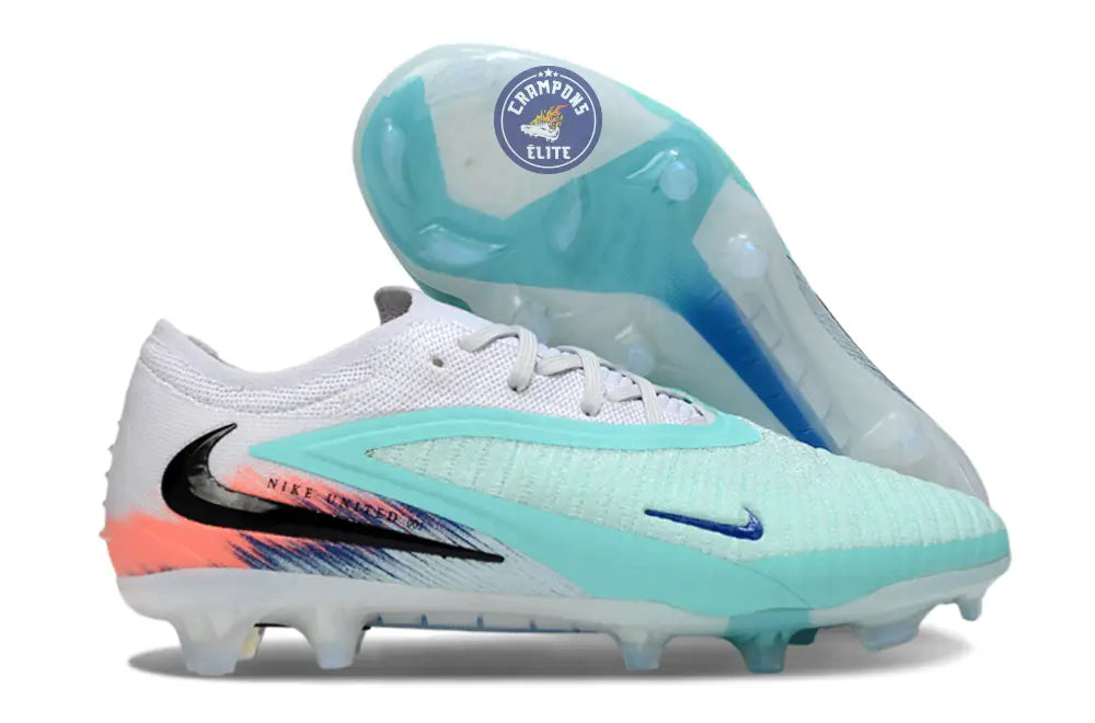 Image of PHANTOM 6 ELITE LOW CUT UNITED PACK 002 -BLANC/TURQUOISE/VIOLET