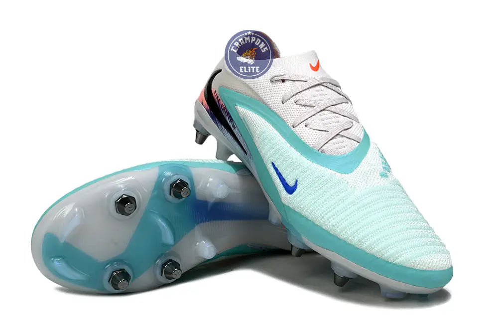 Image of PHANTOM 6 ELITE SG LOW CUT UNITED PACK 002 SG -BLANC/TURQUOISE/VIOLET