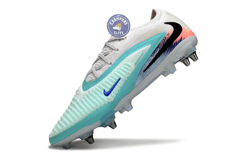 PHANTOM 6 ELITE SG LOW CUT UNITED PACK 002 SG -BLANC/TURQUOISE/VIOLET