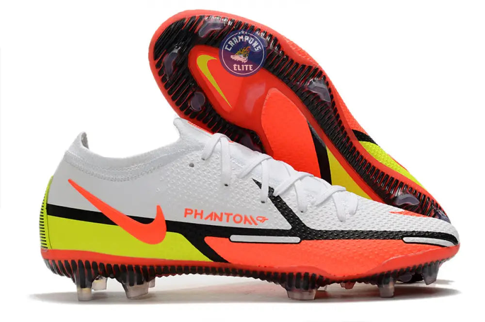 Image of Phantom GT 2 Elite FG Motivation - Blanc/Rouge/Jaune Fluo/Noir
