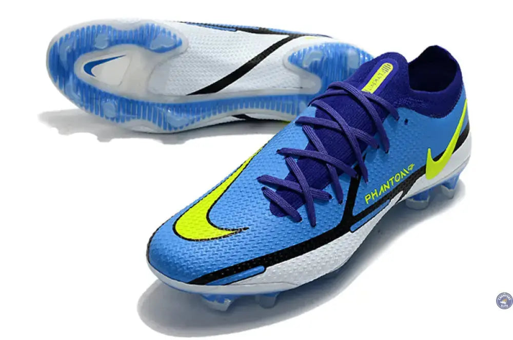 Image of Phantom GT 2 Elite FG Recharge - Bleu/Jaune Fluo/Gris/Bleu