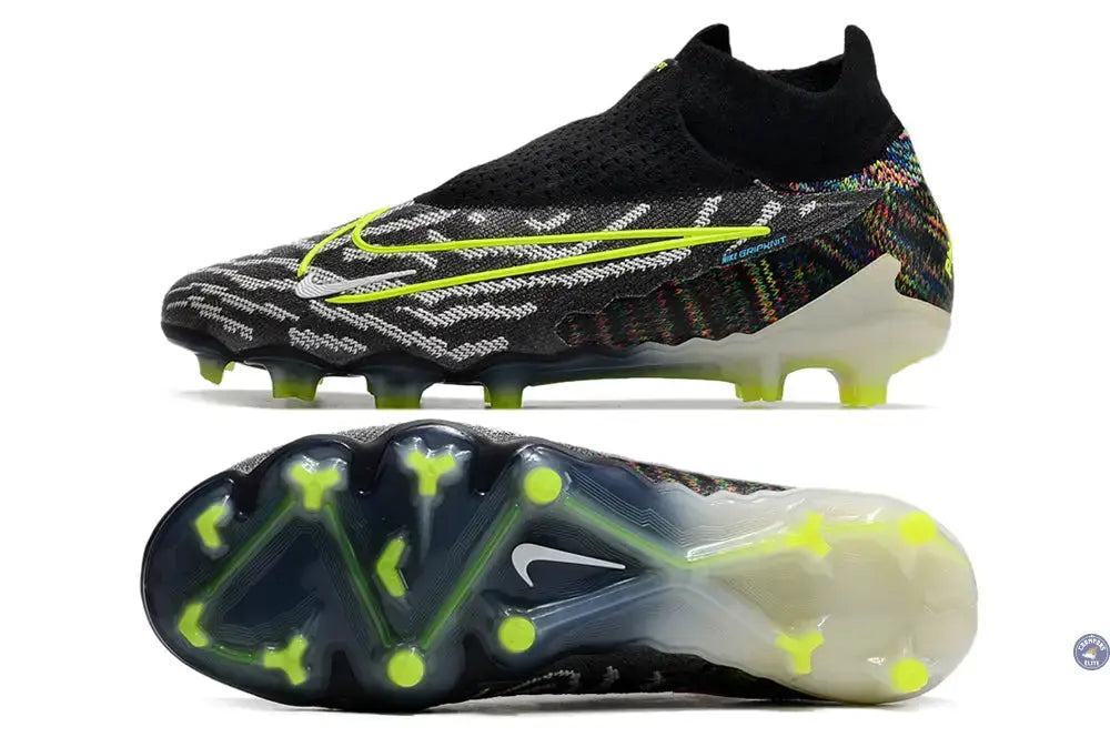 Image of Phantom GX DF Elite Fusion FG - Noir/Jaune Fluo/Blanc/Bleu
