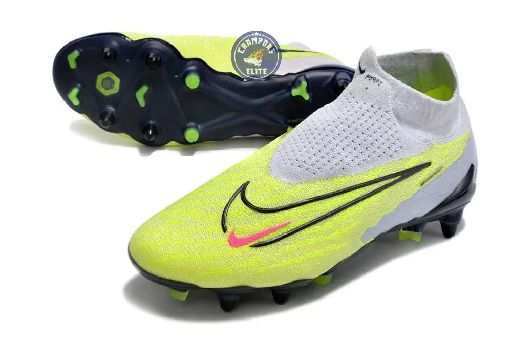 Phantom GX Elite DF Anticlog SG Luminous - Jaune Fluo/Gris/Barely Grape