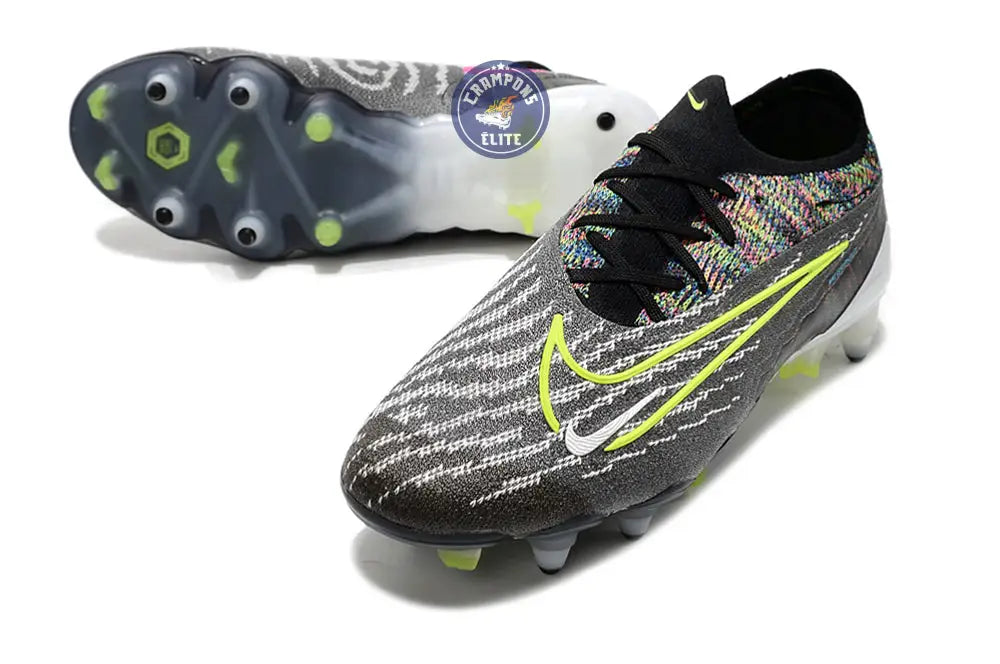 Phantom GX Elite Fusion Anticlog SG-PRO Link - Noir/Jaune Fluo/Blanc/Bleu