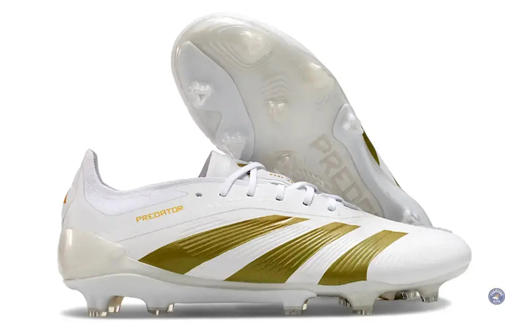 Image of Predator 24.1 Elite FG Blanc/Or
