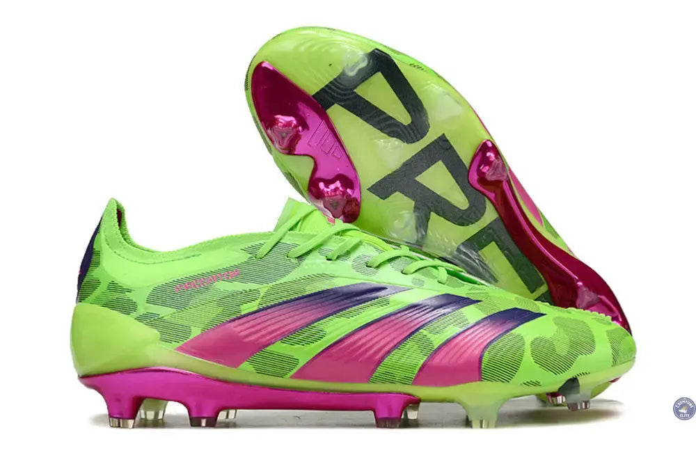 Image of Predator 24.1 Elite FG Generation Pred - Vert/Rose/Lucid Lemon ÉDITION LIMITÉE