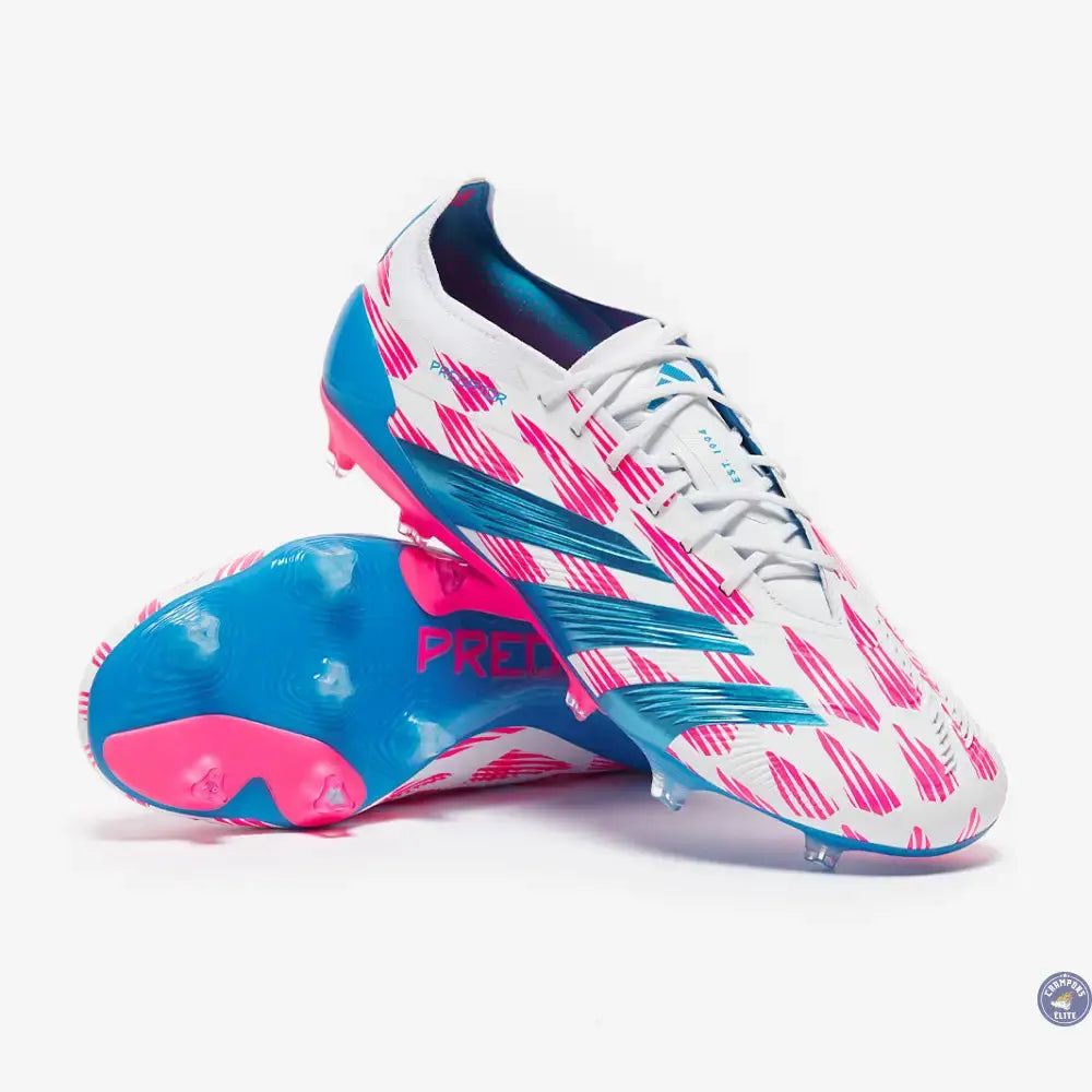 Image of Predator 24.1 Elite FG Reemergence - Blanc/Bleu/Rose