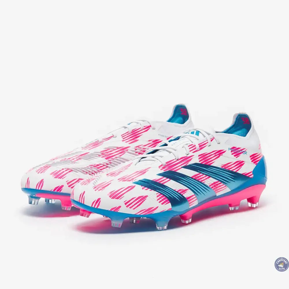 Predator 24.1 Elite FG Reemergence - Blanc/Bleu/Rose