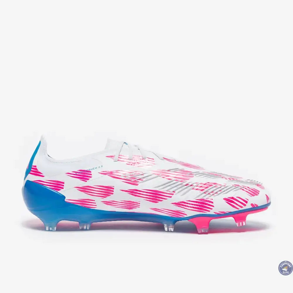 Image of Predator 24.1 Elite FG Reemergence - Blanc/Bleu/Rose