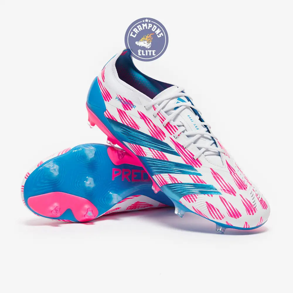 Image of Predator 24.1 Elite FG Reemergence - Blanc/Bleu/Rose