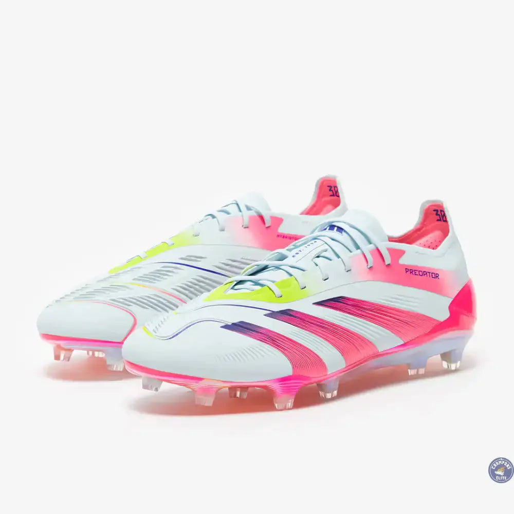 Image of Predator 24.1 Elite FG Stellar Icon - Almost Blue/Lucid Pink/Jaune