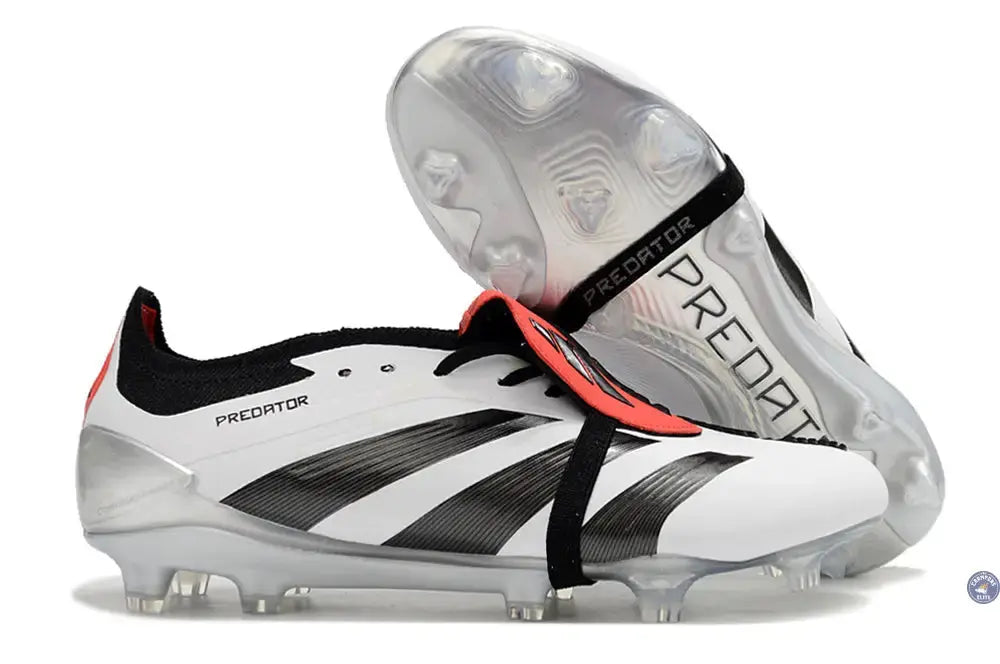 Predator 24 Elite Fold-over Tongue FG Champagne/Noir/Rouge