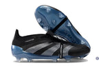 Predator 24 Elite Fold-over Tongue FG Noir/Argent/Bleu