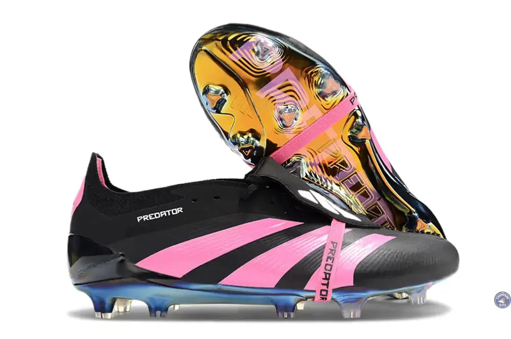 Image of Predator 24 Elite Fold-over Tongue FG Noir/Rose