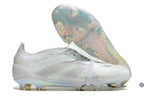 Predator 24 Elite Fold-over Tongue FG Pearlized - Blanc/Argenté