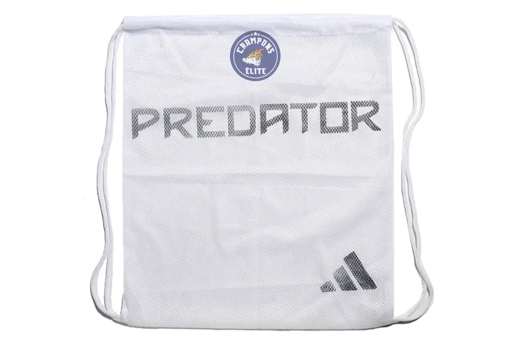 Predator 24 Elite Fold-over Tongue FG Pearlized - Blanc/Argenté
