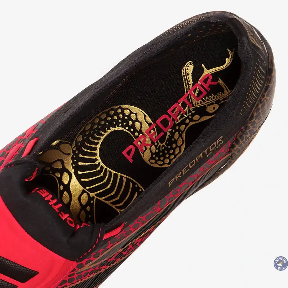 Image of Predator 24 Elite Fold-over Tongue FG Year of the Snake - Lucid Red/Doré/Noir ÉDITION LIMITÉE