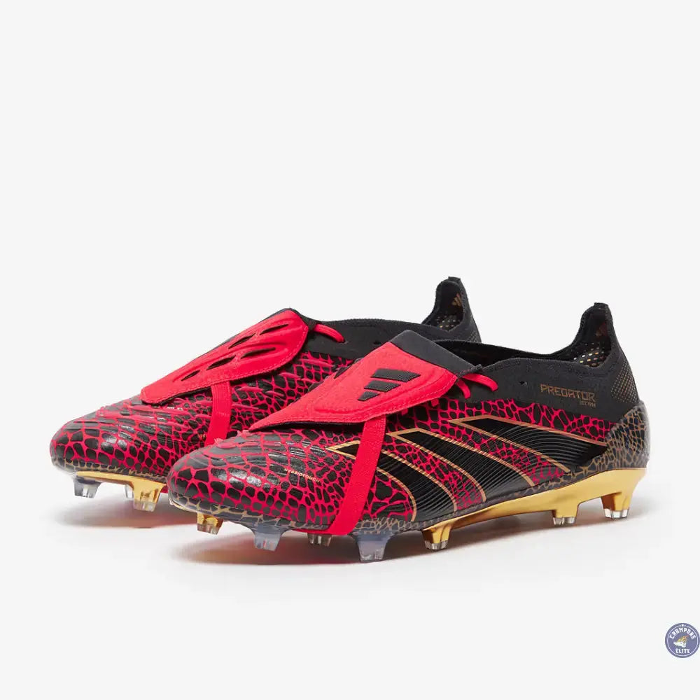 Image of Predator 24 Elite Fold-over Tongue FG Year of the Snake - Lucid Red/Doré/Noir ÉDITION LIMITÉE