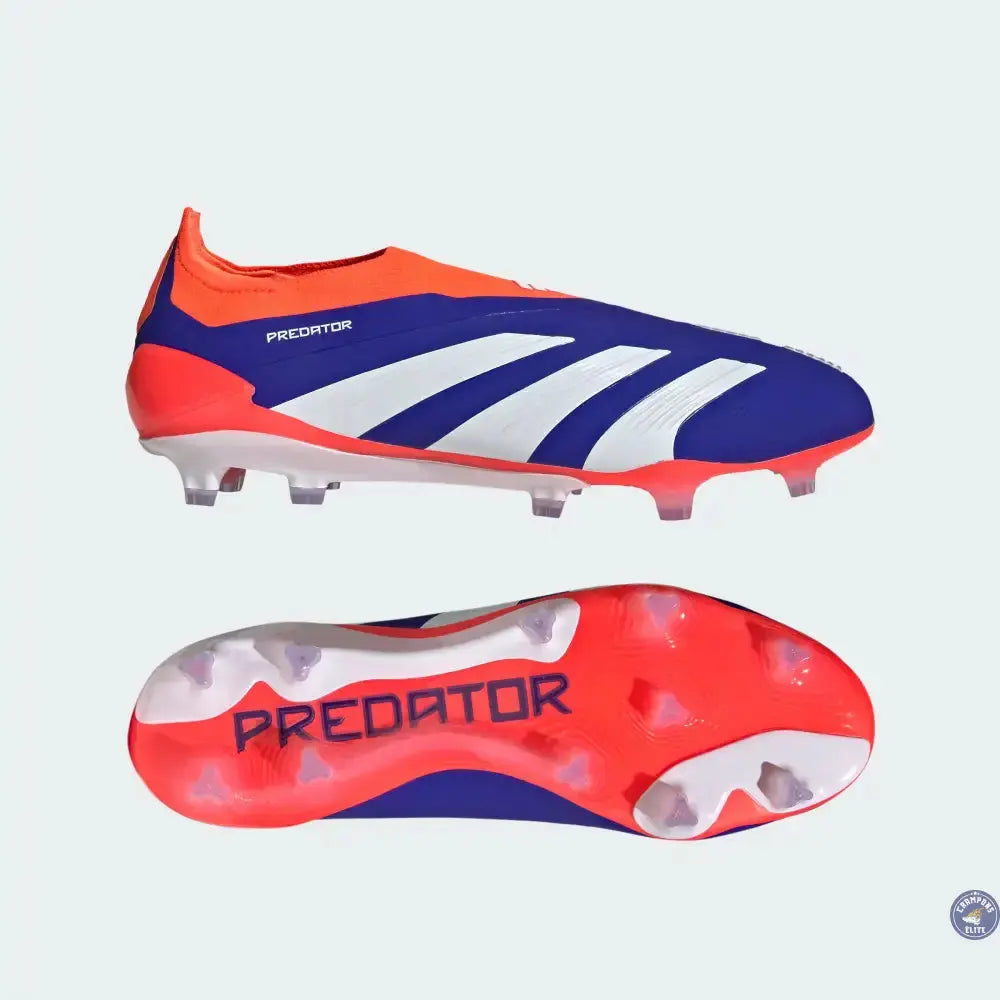 Predator 24 Elite Laceless FG Predstrike - Advancement - Bleu/Blanc/Rouge