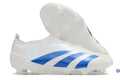 Predator 24 Elite Laceless FG Predstrike - Blanc/Bleu