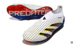 Predator 24 Elite Laceless FG Predstrike - Blanc/Bleu Multicouleur