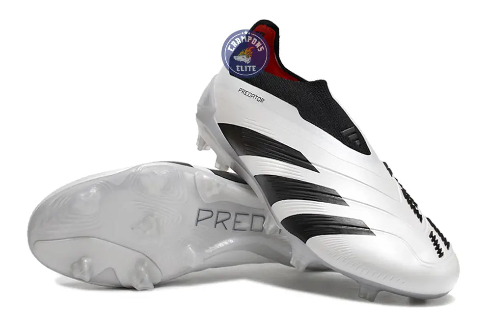 Predator 24 Elite Laceless FG Predstrike - Champagne/Noir/Rouge