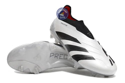 Image of Predator 24 Elite Laceless FG Predstrike - Champagne/Noir/Rouge