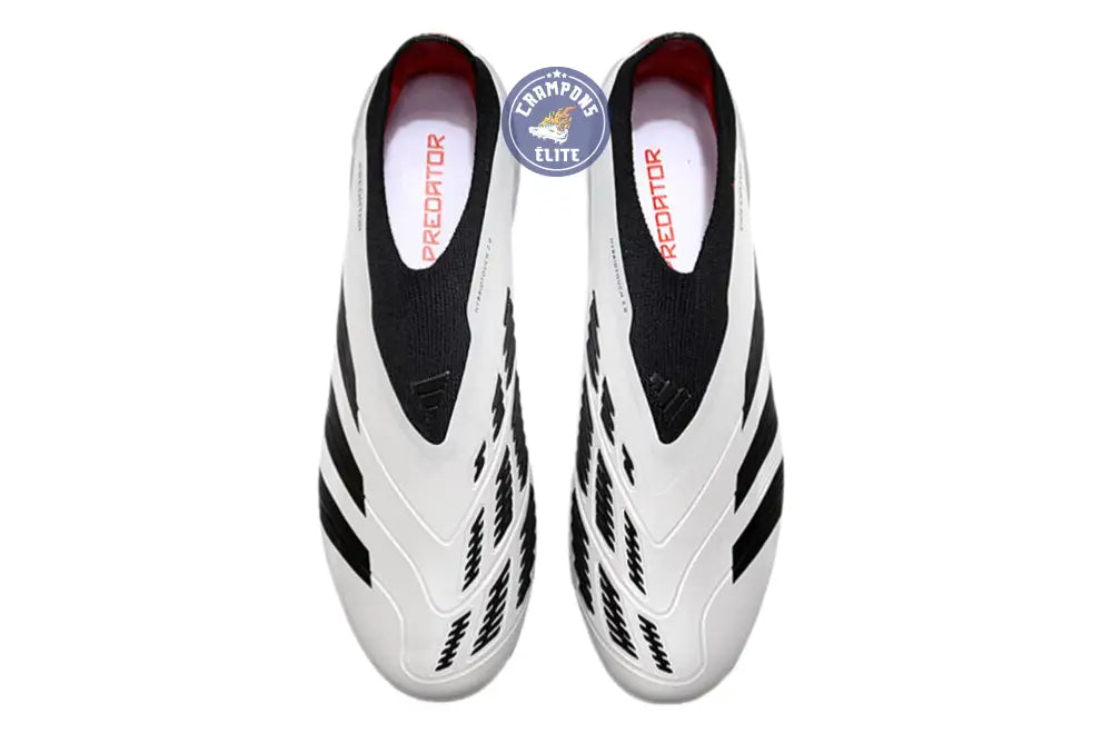 Predator 24 Elite Laceless FG Predstrike - Champagne/Noir/Rouge