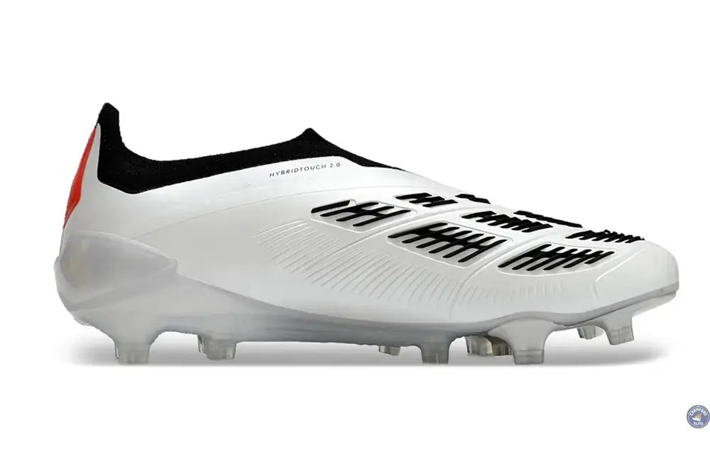 Image of Predator 24 Elite Laceless FG Predstrike - Champagne/Noir/Rouge