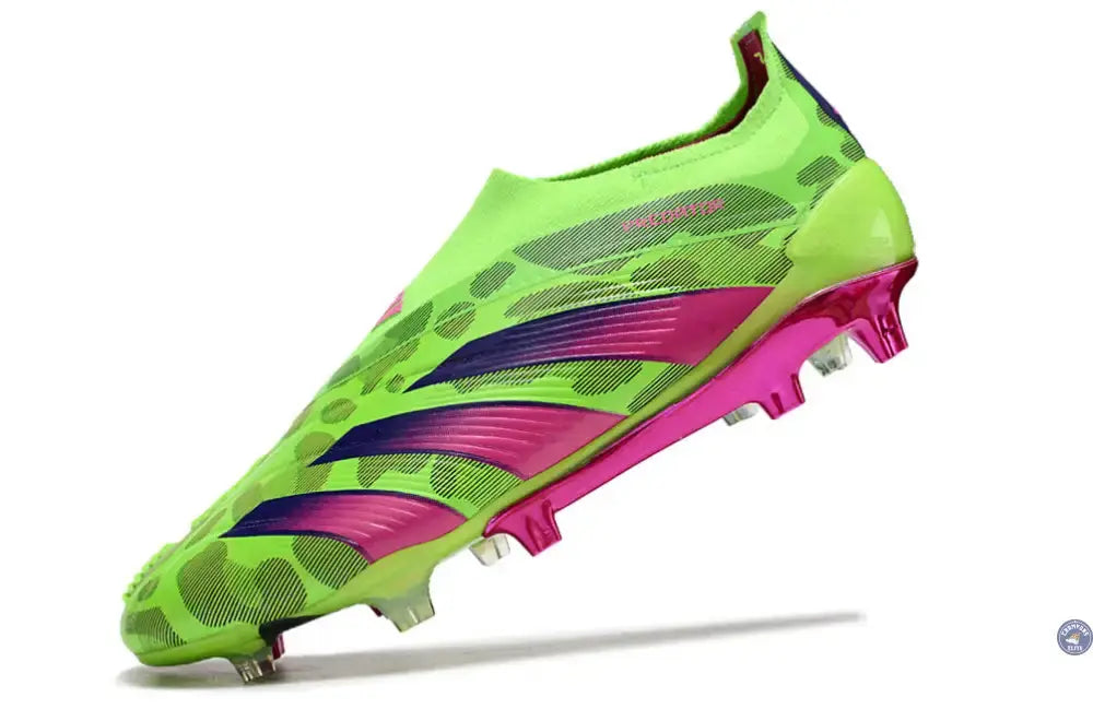 Predator 24 Elite Laceless FG Predstrike - Generation Pred - Vert/Rose/Lucid Lemon ÉDITION LIMITÉE