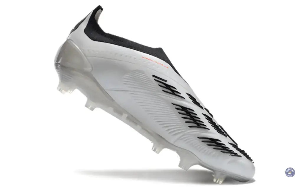 Predator 24 Elite Laceless FG Predstrike - Gris/Noir