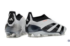 Predator 24 Elite Laceless FG Predstrike - Gris/Noir