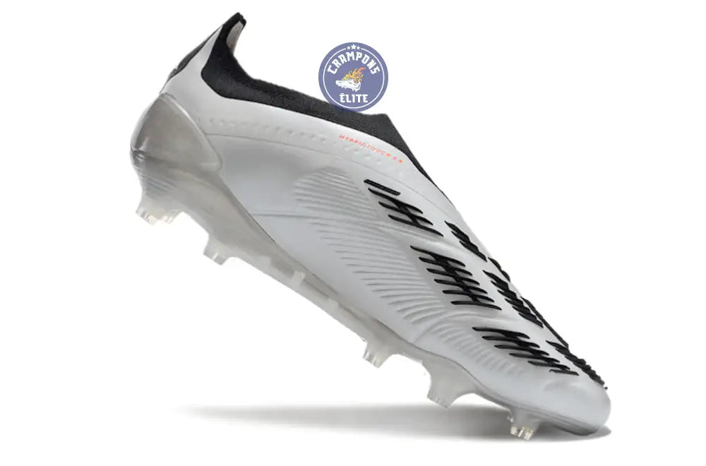 Image of Predator 24 Elite Laceless FG Predstrike - Gris/Noir