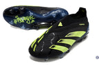 Predator 24 Elite Laceless FG Predstrike - Merky FC Noir/Vert Fluo