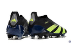 Predator 24 Elite Laceless FG Predstrike - Merky FC Noir/Vert Fluo