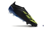 Predator 24 Elite Laceless FG Predstrike - Merky FC Noir/Vert Fluo