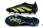 Predator 24 Elite Laceless FG Predstrike - Merky FC Noir/Vert Fluo