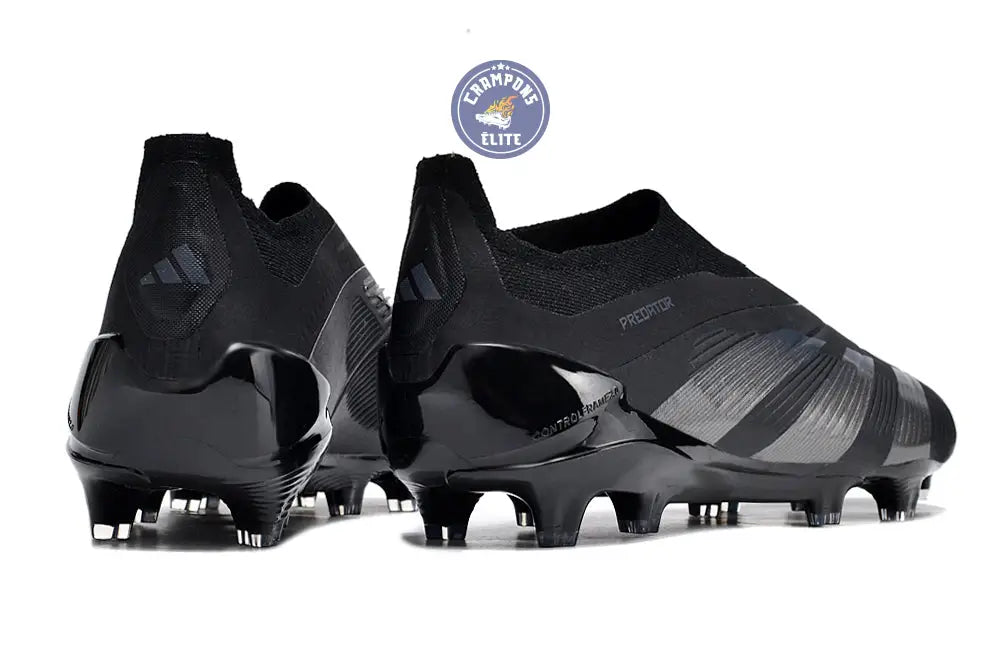 Image of Predator 24 Elite Laceless FG Predstrike - Noir/Argent