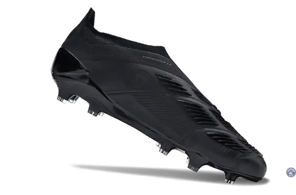 Predator 24 Elite Laceless FG Predstrike - Noir/Argent