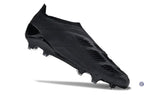 Predator 24 Elite Laceless FG Predstrike - Noir/Argent