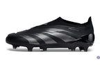 Predator 24 Elite Laceless FG Predstrike - Noir/Argent