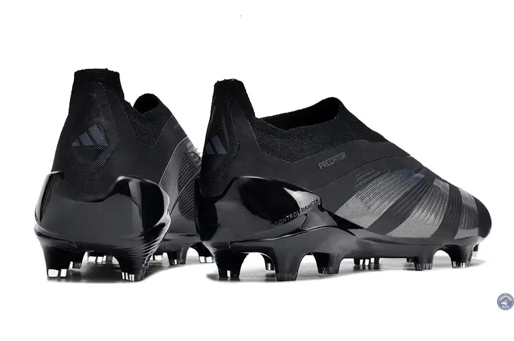 Predator 24 Elite Laceless FG Predstrike - Noir/Argent