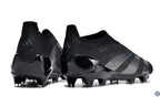 Predator 24 Elite Laceless FG Predstrike - Noir/Argent