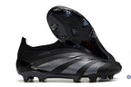 Predator 24 Elite Laceless FG Predstrike - Noir/Argent