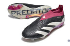 Predator 24 Elite Laceless FG Predstrike - Noir/Blanc/Legacy Burgundy ÉDITION LIMITÉE