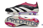 Predator 24 Elite Laceless FG Predstrike - Noir/Blanc/Legacy Burgundy ÉDITION LIMITÉE